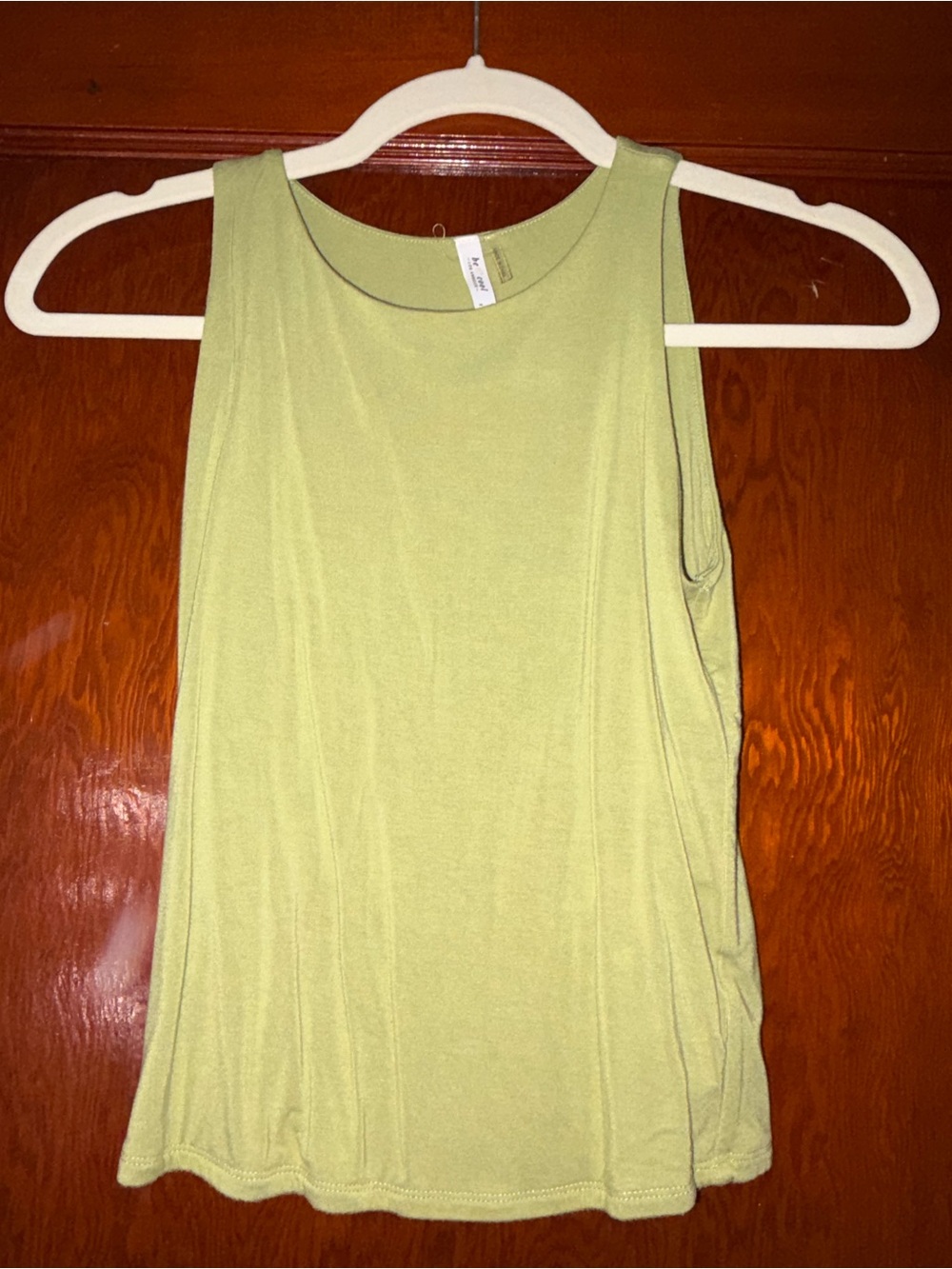 Light Sage Sleeveless Tank Top by